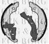 BORG & BECK BBS6337 Brake Shoe Set